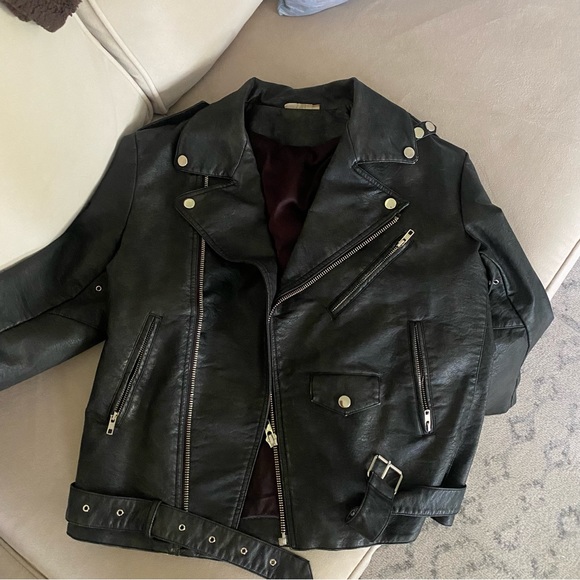 STEELE leather jacket size small - Picture 5 of 5